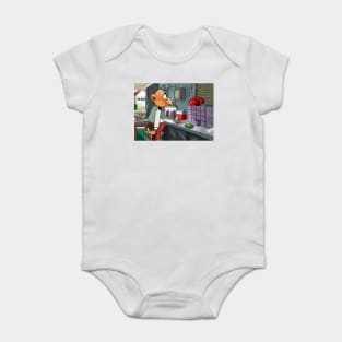 Pickle Mortadelo and Morty Filemon Baby Bodysuit